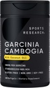 Extract de Garcinia Cambogia de cercetare sportivă (60% HCA) cu ulei de nucă de cocos organic extra Virgin 