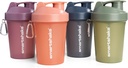 단백질 혼합을위한 Smartshake Protein Shaker Bottle - 4 Pack - 13.5 oz | 단백질 쉐이크 용 누출 방지 쉐이커 컵 | 블렌더 병 쉐이커 | 단백질 쉐이커 병 팩 | BPA Free Shaker – 멀티 컬러