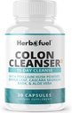 Kolon Cleanse - Destekler Detox, Gut Health, & Bloating Relief - Contains Herbs, Fibers, & Probiyotikler - Psyllium Husk Toz, Non-GMO, 30 Capsules