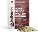 Dr. Kellyann Keto Bone Broth fehérje por csokoládé - Protein 21g, 2g Net szénhidrát - Grass Fed hidrolizált kollagén - Cukor, Gluten és Dairy Free, Paleo, Keto Protein Shakes (30 szerváció)