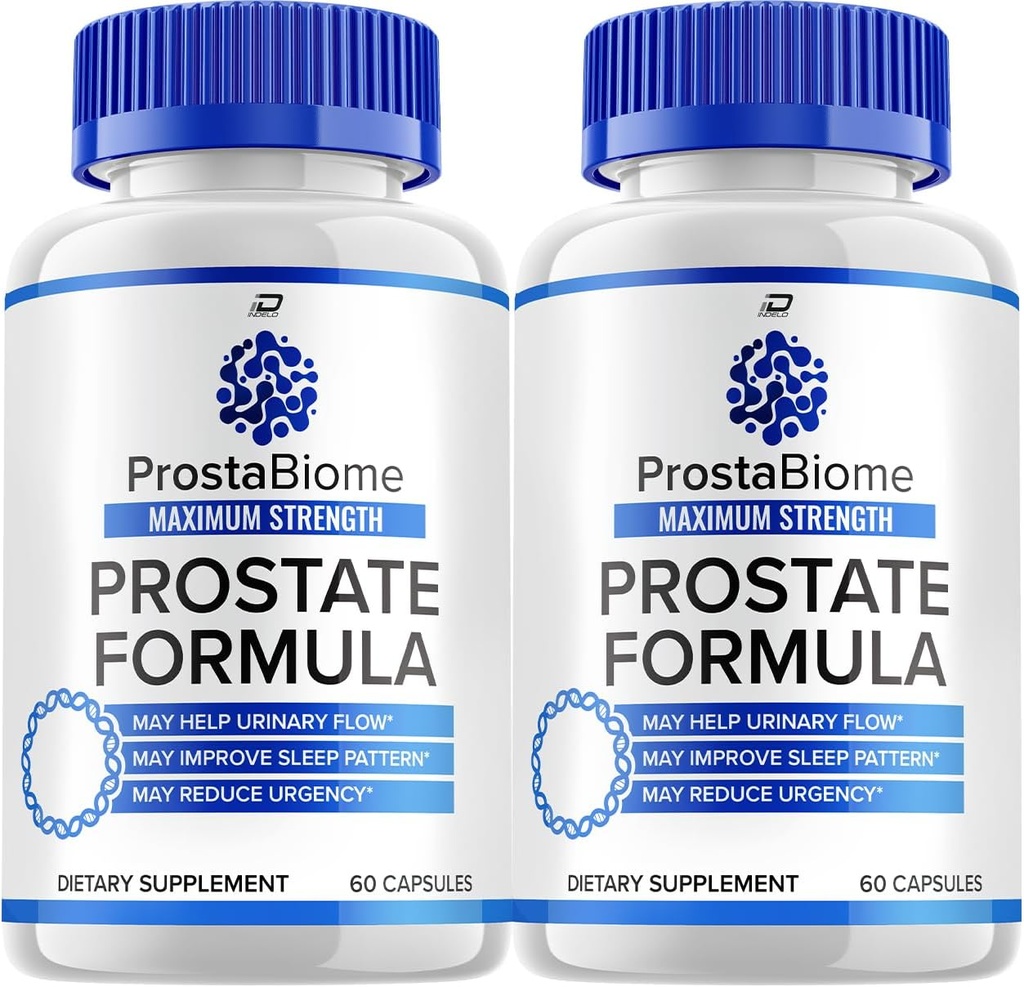 Prostabiome Supplement Advanced Energy Pills - Supplements for Men - Prosta biome Prostabiome for Men Health Supplement, Prostabiome Anmeldelser (2 Pack - 120 Kapsler)