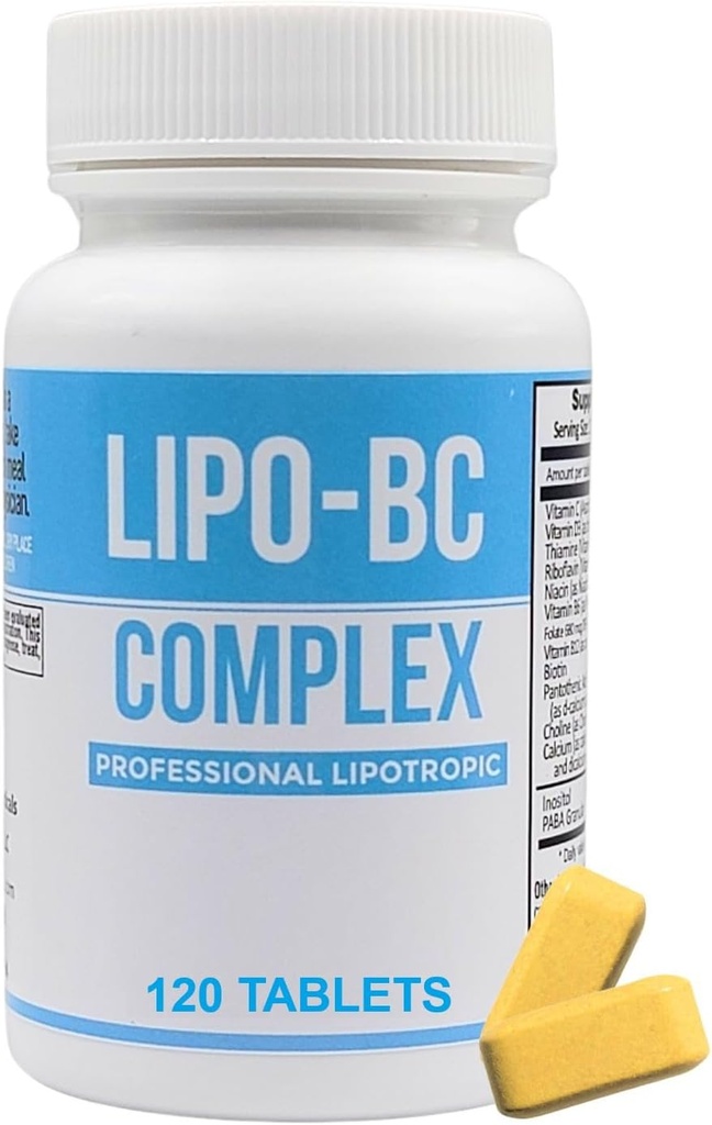 Lipo-BC Complex, LIPO BC Tablets Lipopropic Tablets for Energy and Wellness 