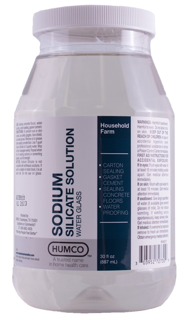 272730001 Sodium Silicate Solution 30 oz, Shape