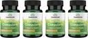 Swanson Bacillus Coagulans - Natural Probiotic Supplement Supporting Digestive Health w/6 Billion CFU - Kan stödja GI & Overall Gut Health - (60 Veggie Capsules) 4 Pack