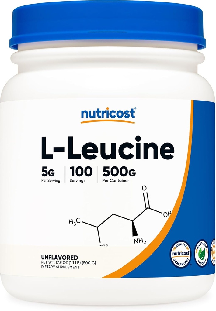 Nutricost Pure L- leusine Powder 500 Gram