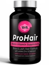 VWS Biotin 10,000 mcg Dietary Supplement w/Zinc & Selenium to Promote Thicker Hair Growth, Stronger Nails & Healthy Skin for Women and Men, 120 Vegan Capsules