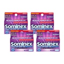 Sominex Nighttime Sleep-Aid Caplets, Maximum Strength, 16-Count Boxes (Pack of 4)