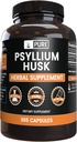 PURE ORIGINAL INGREDIENTS Psyllium Husk (365 Kapseln) Kein Magnesium oder Reisfüller, Immer rein, Lab Verifiziert