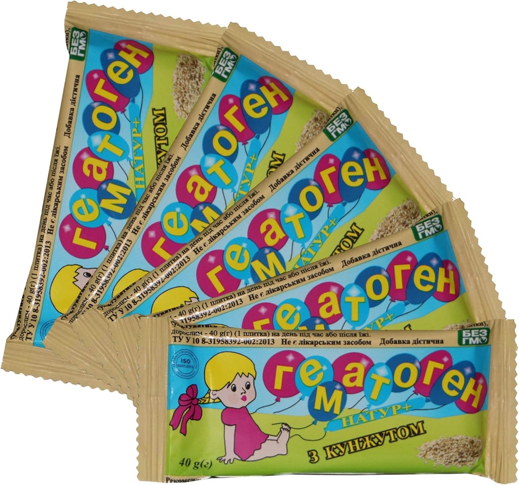 Hematogeen 40 g (1,4 Oz) (sesame x5 tk)