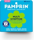 Pamprin Multi-Symptom פורמולה, עם Acetaminophen, סימפטומים תקופתיים Menstrual הקלה כולל Cramps, Pain, Bloating, and Irritability 40 Caplets