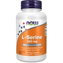 Now Foods, L-Serine, 500 Mg, 120 Veg Capsules