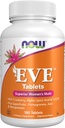 NOW Foods Supplements, EveTM Dames Multivitamine met Cranberry, Alpha Lipoic Acid en CoQ10, plus Superfruit - Granaatappel, Acai & Mangosteen, 180 tabletten