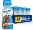 Glucerna Original Diabetes Care Shake, Rich Chocolate, Diabetic Meal Replacement to Dukung Blood Sugar Management, 10g Protein, 180 Calories, Siap untuk Minum, 8- Oz Botol, 24 Pack