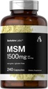 Horbäach MSM Capsules 1500мг 240 Не-GMO, Глютен Безкоштовна добавка Berkshire Labs