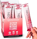 NEOTEIN: Electrolyte Powder Packets, Protein Powder with 10g Protein ' Collagen : Hydration Packets - Zero Sugar, NO Fillers, NO Carbs , Cherry Passionfruit | 45 Calories | Keto ' Paleo ack Pack of 15