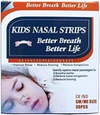 JERN 30 Natural Drug-Free Kids Better Breath Nasal Strips for Nasal Congestion, Allergy, Cold, Flu, Sinus, Stuffy Nose, Snoring, Deviated Septum, Sleep Aid, Athletic Performance - Ages 5 and Above