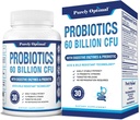 Probiotici Premium puramente ottimali 60 miliardi di CFU w/prebiotici organici & enzimi digestivi