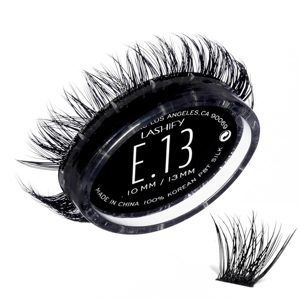 Lashify Extreme 13mm Gossamer DIY Eyelash Extensions Refill, Black, Easy False Lashes To Add Tremendous Volume