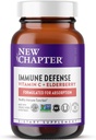New Chapter® Vitamine C Immuni Defense Supplement + Elderberry – Excellente source de vitamine C, une tablette quotidienne pour un soutien immunitaire sain, faite avec des herbes biologiques, non-OGM, sans gluten, 30 ct