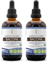 Tribe Bacopa USDA Organik | Alkol Özgür Tür, Yüksek Lisans Herbal Drops | %100 sertifikalı Organik Bacopa (Bacopa Monnieri) herb (2x4 oz)