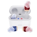 Hörapparater för seniorer, laddningsbar hörapparat 10 Channel Mini Hearing Device med buller Avbrytande hörselförstärkare för vuxna med laddningsfall