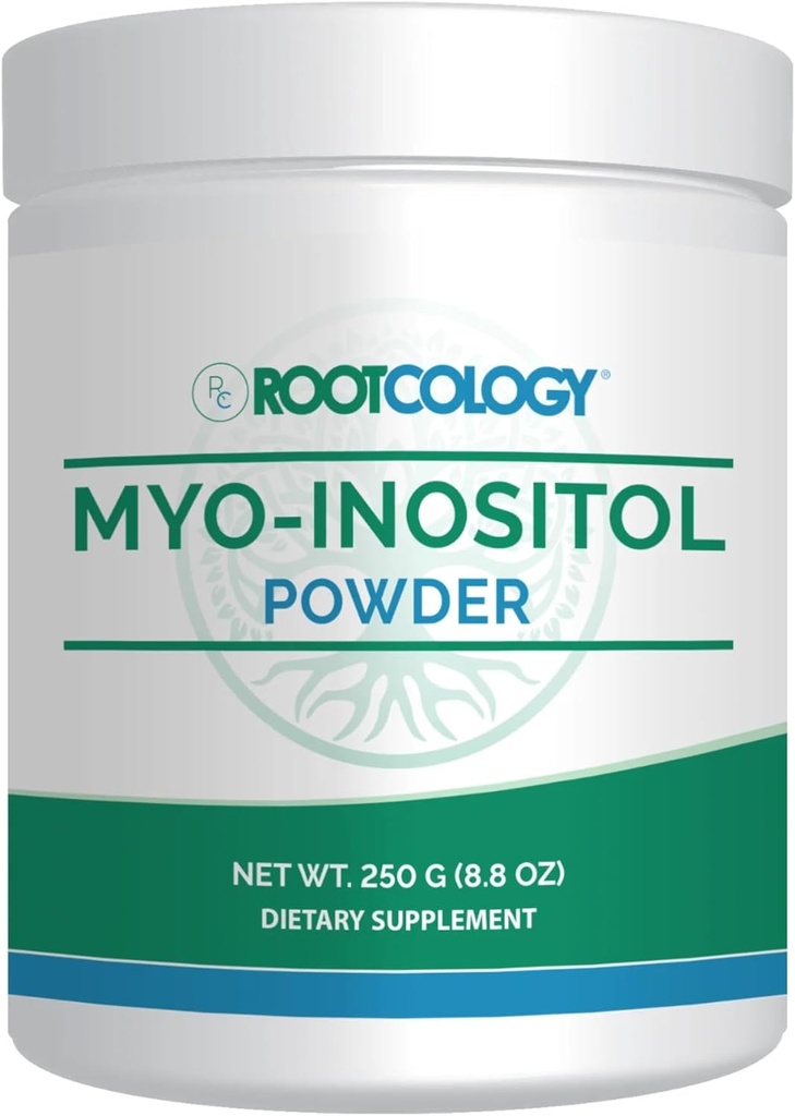 Rootcologia pelo Dr. Izabella Wentz □ Myo-Inositol Powder □ Inositol Supplement for Mood, Brain Health, and Liver Support
