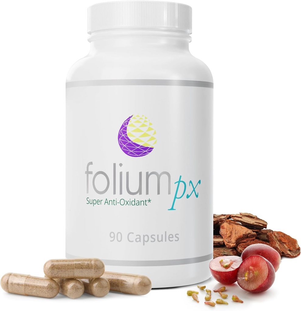 FoliumpX 纯松树部件/葡萄种子提取:大自然对全身清洁和金属解毒的动力库支持
