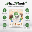 Body Nutrition Plentition Plant Plant Based Protein Powder, Dairy- Free Protein Without Soy or Umělé přísady, Přirozeně ochucený organický rostlinný protein Shake, čokoládové arašídové máslo, 38 g