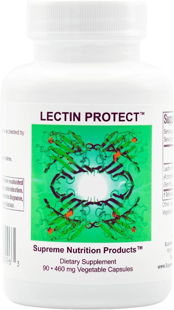 Legfőbb táplálkozás Lectin Protect, 90 tiszta gyógynövény kombináció Vegetáriánus kapszula