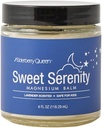 Elderberry Raíña doce serenidade magnesio Balm para o sono 4 oz, Kid Safe (Lavender)
