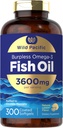 Carlyle Burpless Fish Oil 3600 mg | 300 Softgels | Omega-3 Fatty Acids | Lemon Flavor | Non-GMO, Gluten Free Supplement | Tarafından Wild Pacific Pacific