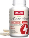 Jarrow Formules → L-Carnitine 500 mg,饮食补充,支持细胞能生产,50 Veggie Capsules,50天供应