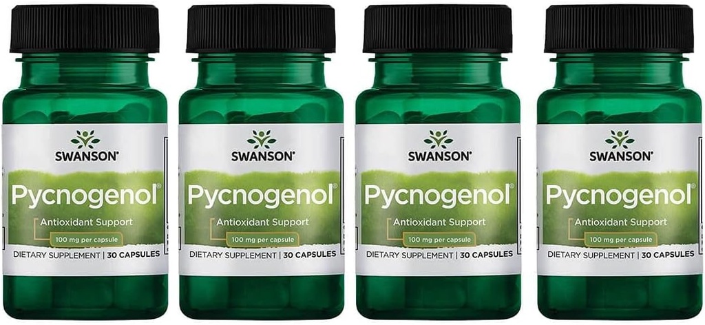 Swanson Pycnogenol 100 Milligrams 30 Капсули 4 пакет