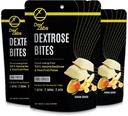 Dextrose Bites - Dextrose Powder로 만든 Dextrose Melts - 운동 및 운영하는 에너지 스낵을위한 Dextrose - 포도당 정제 휴대용 에너지 용해 (Banana Mango) (03의 포장)