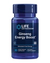 Life Extension Ginseng Energy Boost, Energy Support, Healthy Stress Management, Gluten-Free, Non-GMO, Vegetarian, 30 Capsules
