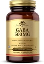 Solgar GABA 500 mg, 50 Vegetable kapsulak - Erlaxazioa eta Nerbio-sistemaren euskarria - Amino Acid - Ez-GMO, Vegan, Gluten Free, Dairy Free, Kosher - 50 zerbitzu