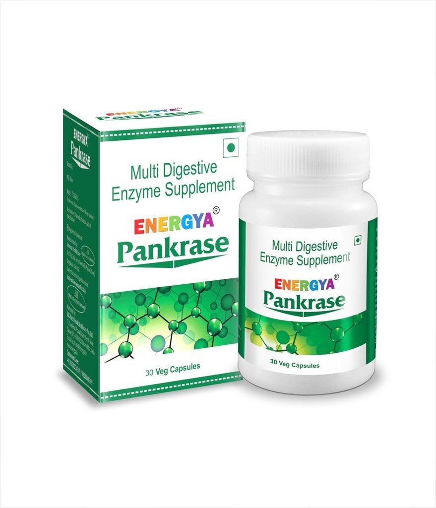 PANKRASE|피시리아는 가스를 위한 12개의 소화 효소를 신뢰하고, 다양한 음식의 소화를 돕고, 바이탈 영양소의 섭취를 돕습니다 | Hi-Tech Process to Preserve Enzymes Action
