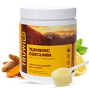TruWild Vegan Turmeric Curcumin Drink Mix Powder with Organic Curcuminoids Black Pepper Ginger to Support Wellness and Joint Health, All Natural Made in USA, 20 Servings