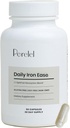 Perelel Daily Iron Ease, 15MG Suplementos de Ferro com Magnésio, Vitamina C, e Vitamina B12 para Nutriente e Apoio Energético, Cápsulas para Mulheres e Homens, Soja, Laticínios e Glúten Livre, Não OGM, 30 comprimidos