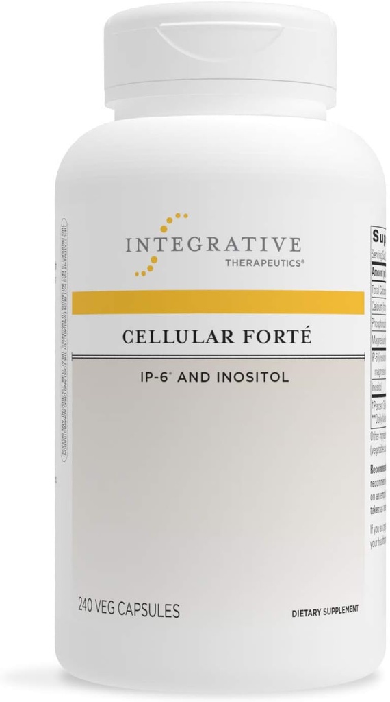 Integreeriv teraapia Cellular Forte - Immune Support Supplement koos IP-6 ja inositool * - Gluteenivaba - Piimavaba - Vegan - 240 kapslit