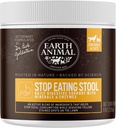 Earth Animal Apothecary Powder Supplement - Sluta äta Stool Nutritional Powder för hundar och katter - 8 oz