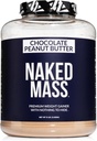 Naakt Chocolade Pindakaas Massa - 1.280 Calorieën, 50G Proteïne, Niets Kunstmatig. Alle natuurlijke Weight Gainer Proteïne Poeder - 8Lb Bulk, GGO-vrij, glutenvrij en sojavrij
