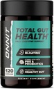 ONNIT Total Gut Health Daily Digestive Support, IGENTM Non-GMO Tested Digestion Supplement for Women and Men with 7 Strains of Probiotics, Prebiotics, Enzymes und Betaine HCL, 120 Count