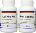 Prost-Xtra Plus (2 kit bottiglia) con Rye Grass, 300mg Sterols vegetali, Saw Palmetto, Zinco, Vitamina E 90 Capsule Ogni
