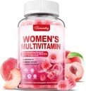 Dones Multivitiamin Gruches - Sugar Free Multivitamin per a Dones amb Viminas A, C, D, Nían, Fute, B6 i B12, Iron, Calci, Zinc - Mineles & Mines per al pèl pell, l'Energia i Imne