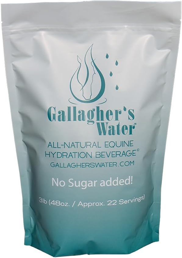 Gallagher's Water All-Natural Echine Hydration Beverage, Aroma Naturală Enhancement Powder Mix cu Electroliți și Minerale Trace Proiectat pentru a încuraja caii să bea apă, fără zahăr adăugat!