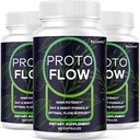 LIVORKA (3 Pack) Flux proto - Proto Flow Support, ProtoFlow, ProtoFlow Reviews, ProtoFlow Formula, Proto Flow Male Capsules, Proto Flow Supplément pour hommes, Proto Flow Pills, 180 Capsules pendant 3 mois