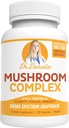 Best Organic Mushroom Complex - Immune Assist Support - Lion's Mane, Cordyceps und Reishi - Adaptogen Supplement - Wellness, Stress Relief, Memory & Cognitive Support, Dr. Danielle - 120 Veggie Caps