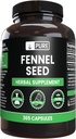 PURE ORIGINAL INGREDIENTS Fenchel Seed (365 Kapseln), Kein Magnesium oder Reisfüller, Immer rein, Lab Verifiziert