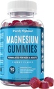 Purely Optimal Magnesium Citrate Gummies для дітей & дорослих - Смачні вишні Flavor - Сонце, Калм & Дайвінг Підтримка, Релаксація, Здоров'я м'язів - Чувний магній, Глютен-Free, Vegan - 90 Gummies